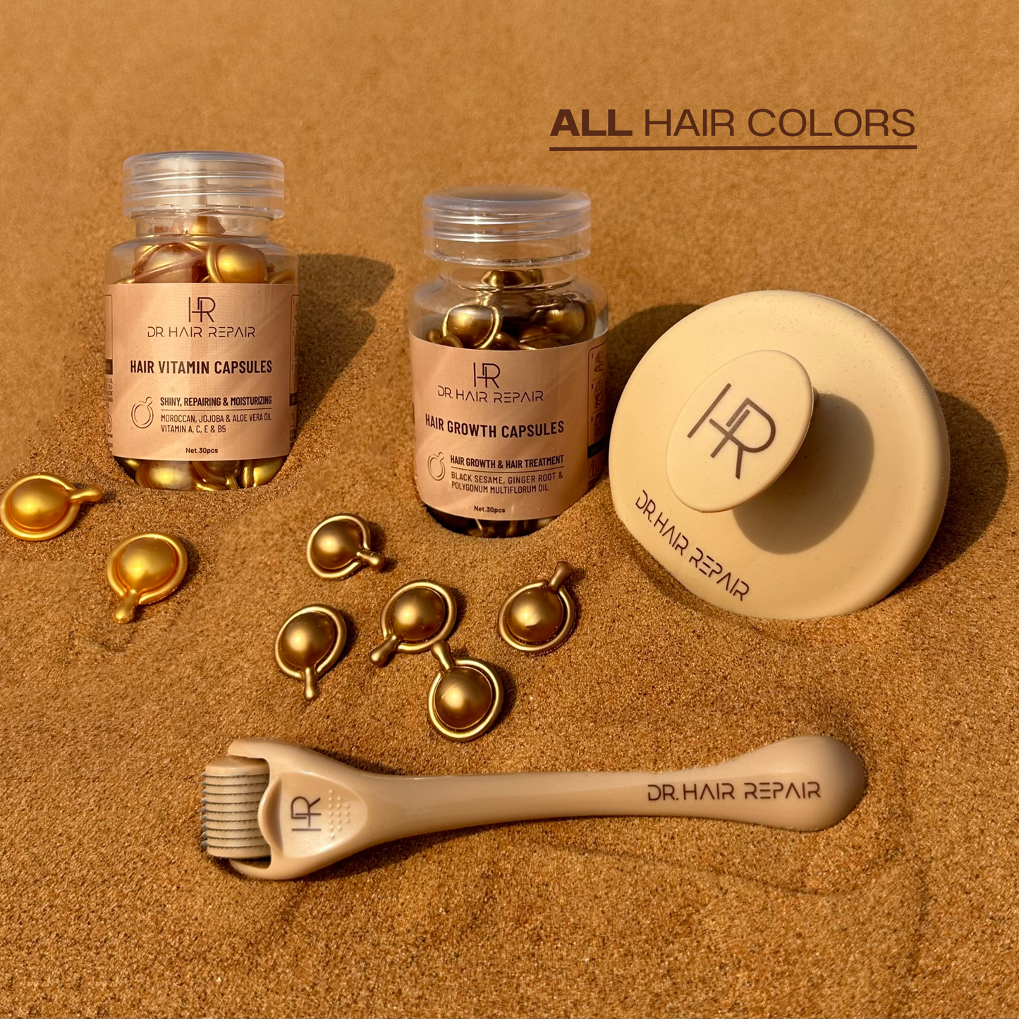 Hair Loss + Length Repair Bundle | Bronze + Gold + Tools (60pcs)