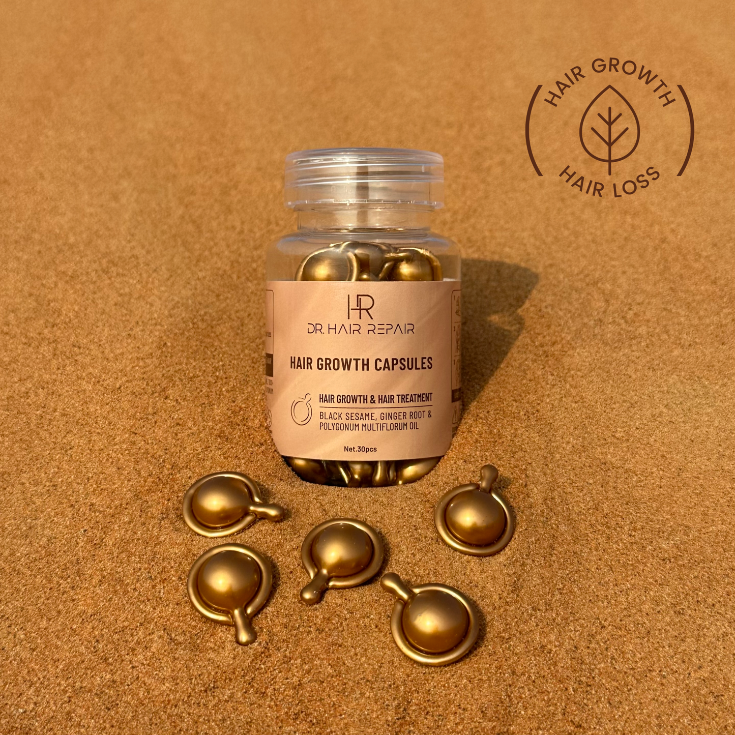 Hair Loss & Regrowth | Bronze Growth Capsules (30pcs)