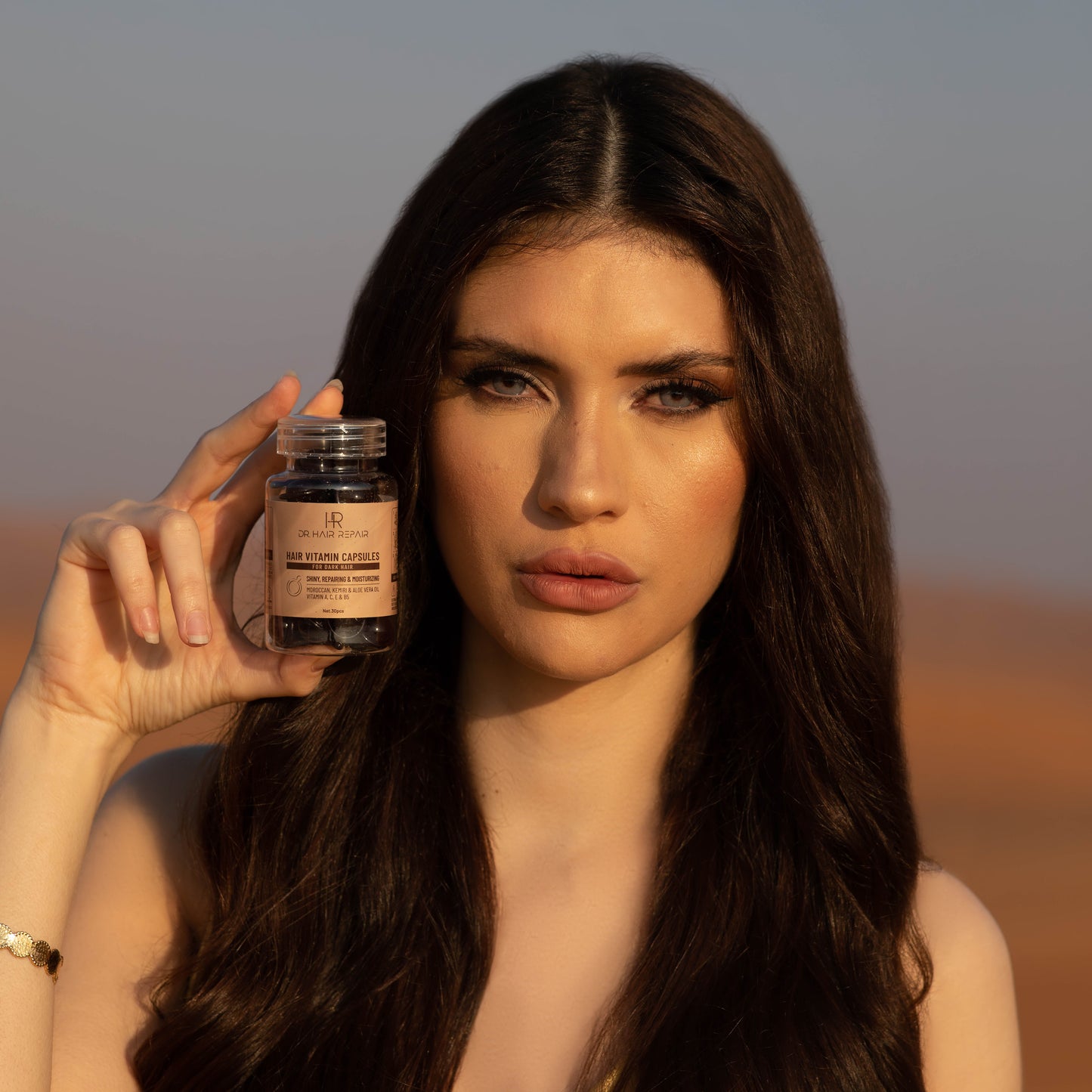 Length Repair for Dark Hair | Black Vitamin Capsules (30pcs)