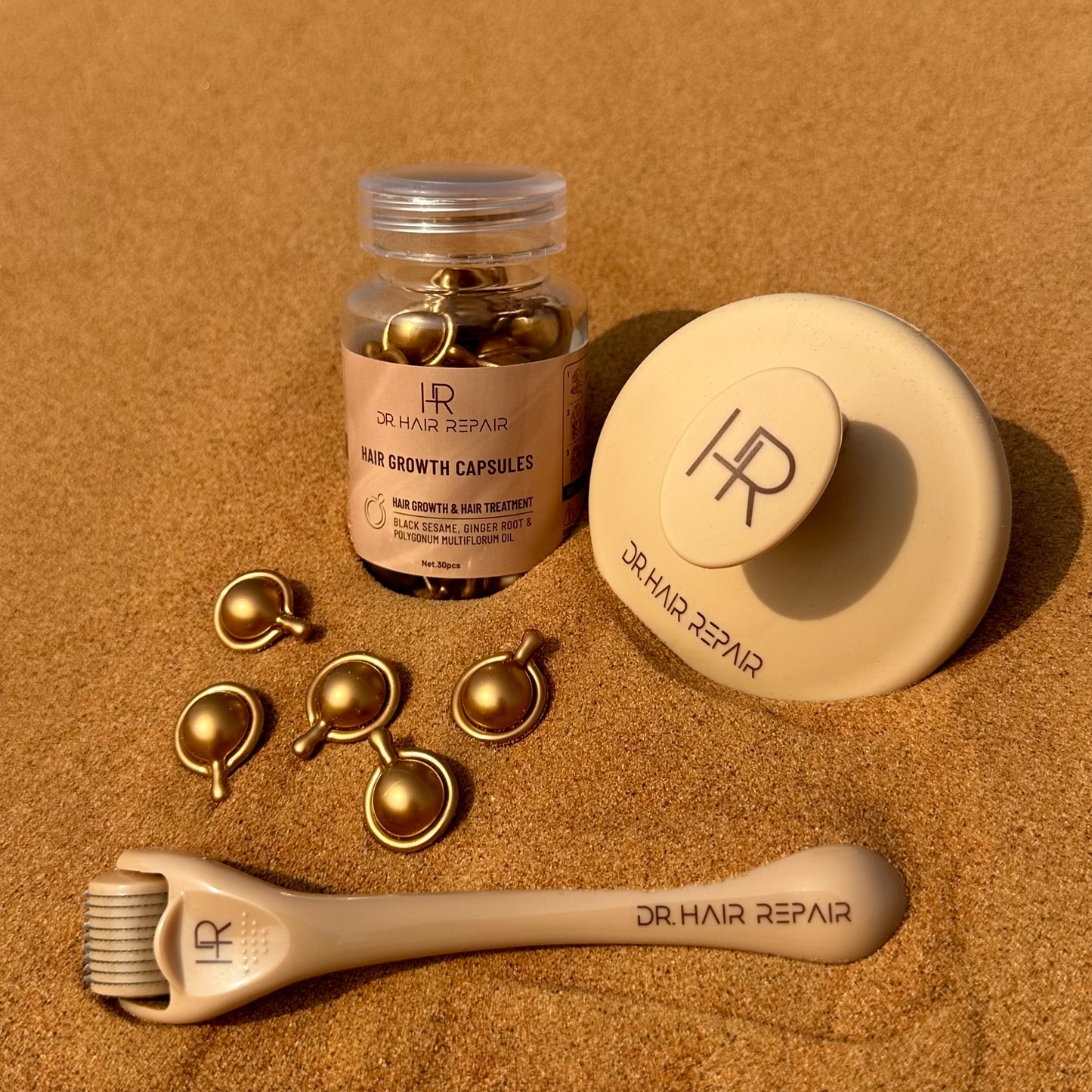 Hair Loss & Regrowth Bundle | Bronze + Tools (30pcs)