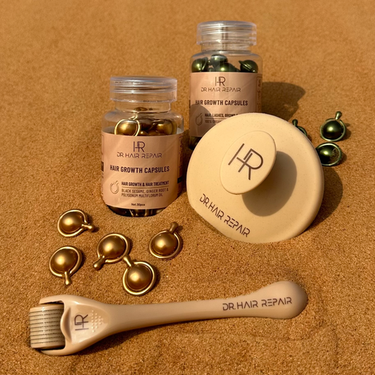 Growth Duo —Hair Loss + Overall Volume | Bronze + Green + Tools (60pcs)