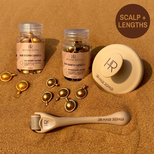 Hair Loss + Length Repair Bundle | Bronze + Gold + Tools (60pcs)