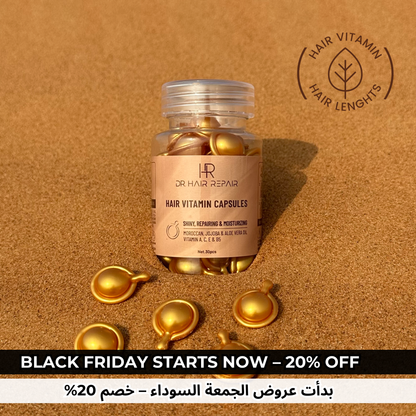 Length Repair & Hydration | Gold Vitamin Capsules (30pcs)