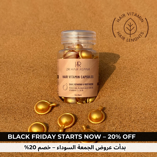 Length Repair & Hydration | Gold Vitamin Capsules (30pcs)