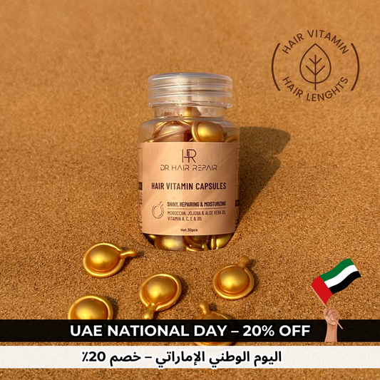 Length Repair & Hydration | Gold Vitamin Capsules (30pcs)