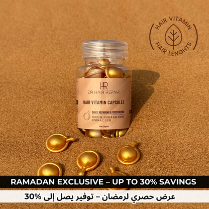 Length Repair & Hydration | Gold Vitamin Capsules (30pcs)