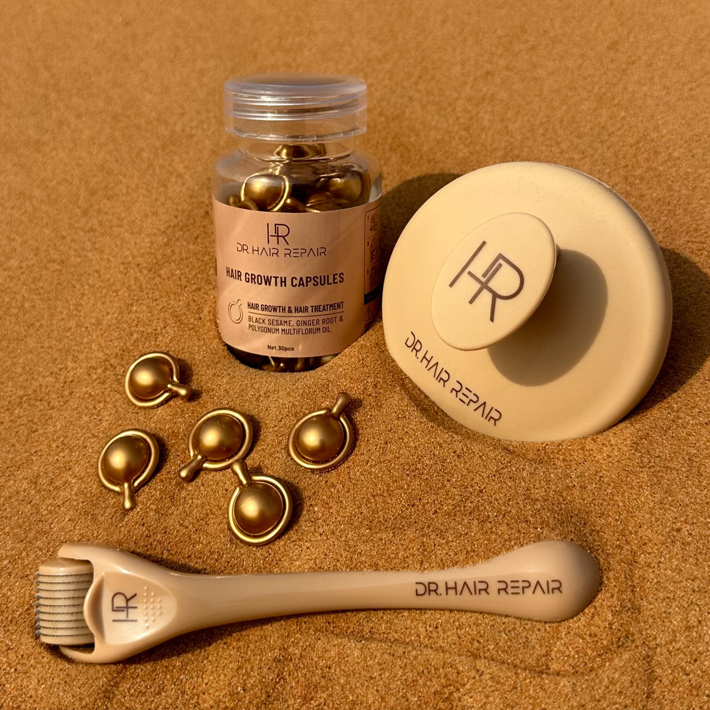 Hair Loss & Regrowth Bundle | Bronze + Tools (30pcs)