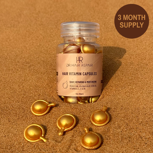 Length Repair & Hydration | Gold Vitamin Capsules (30pcs)