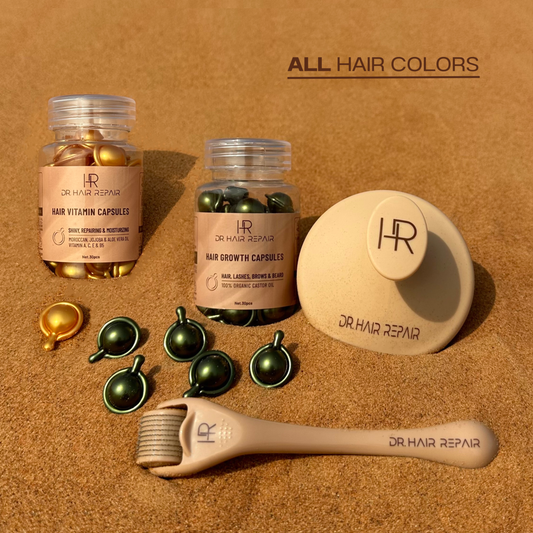 Overall Volume + Length Repair Bundle | Green + Gold + Tools (60pcs)